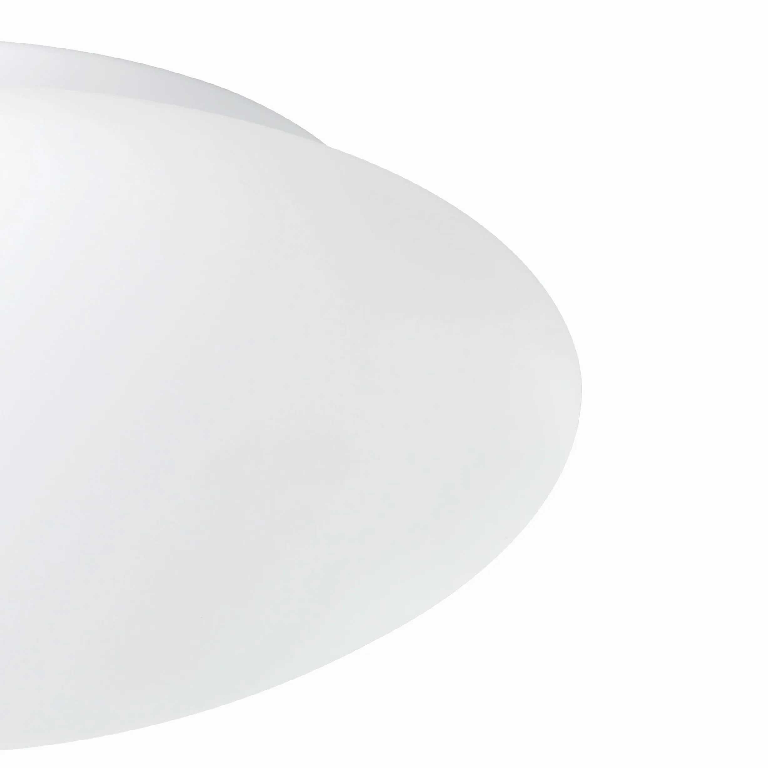 EGLO Deckenlampe Ella, Ø 35 cm, 2 flammige Wandlampe, Deckenleuchte aus Stahl und Glas in Weiß, Opal matt, Wohnzimmerlampe, Küchenlampe, Bürolampe, Flurlampe Decke, E27 Fassung