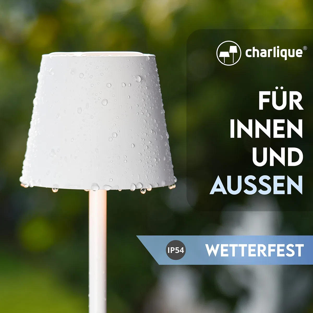 LED Akku Tischleuchte kabellos 2er Set weiß 38 cm dimmbar Alu
