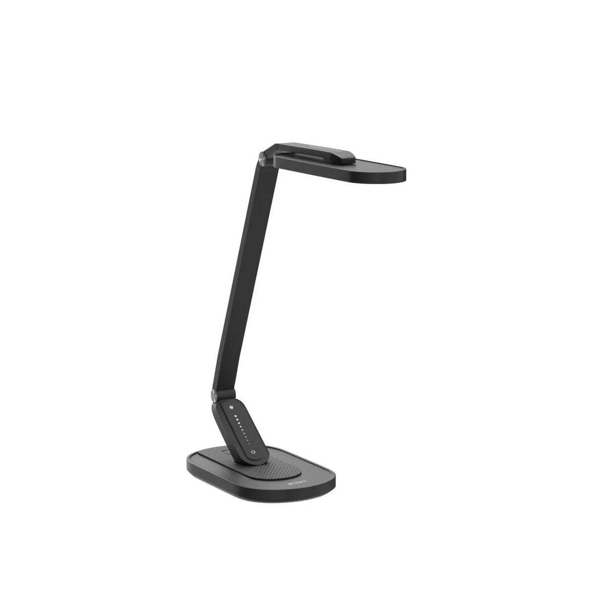 JKSWT Schreibtischlampe, für die Augenpflege Dimmbare Tischlampe mit 5 Farbmodi 72 LEDs mit USB-Ladeanschluss Touch-Steuerung und Memory-Funktion Bürolampe,Schwarz