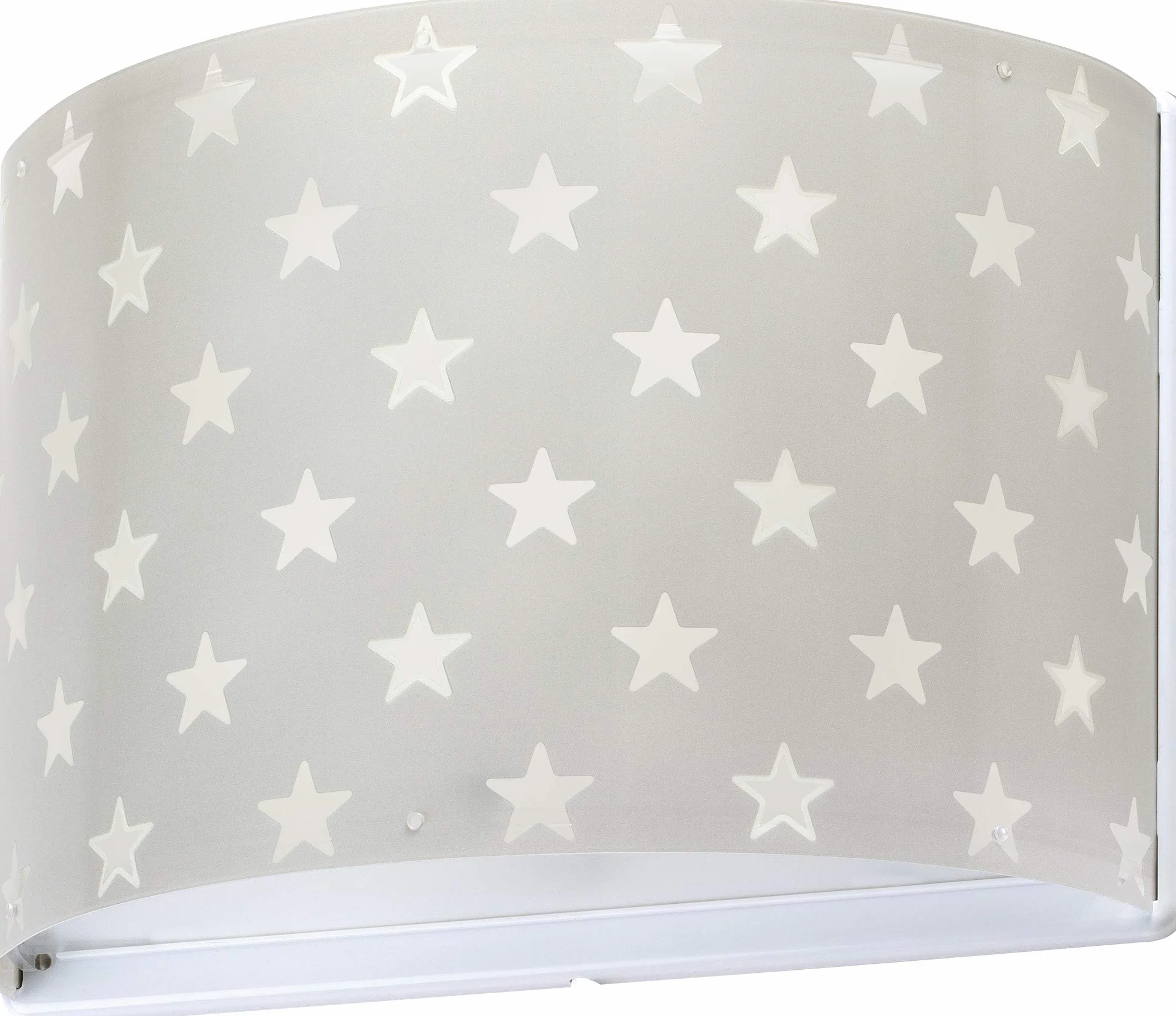 Dalber kinder Wandlampe, Kinderlampe Wandleuchte kinderzimmer Sterne Stars Grau, 81218L, E27