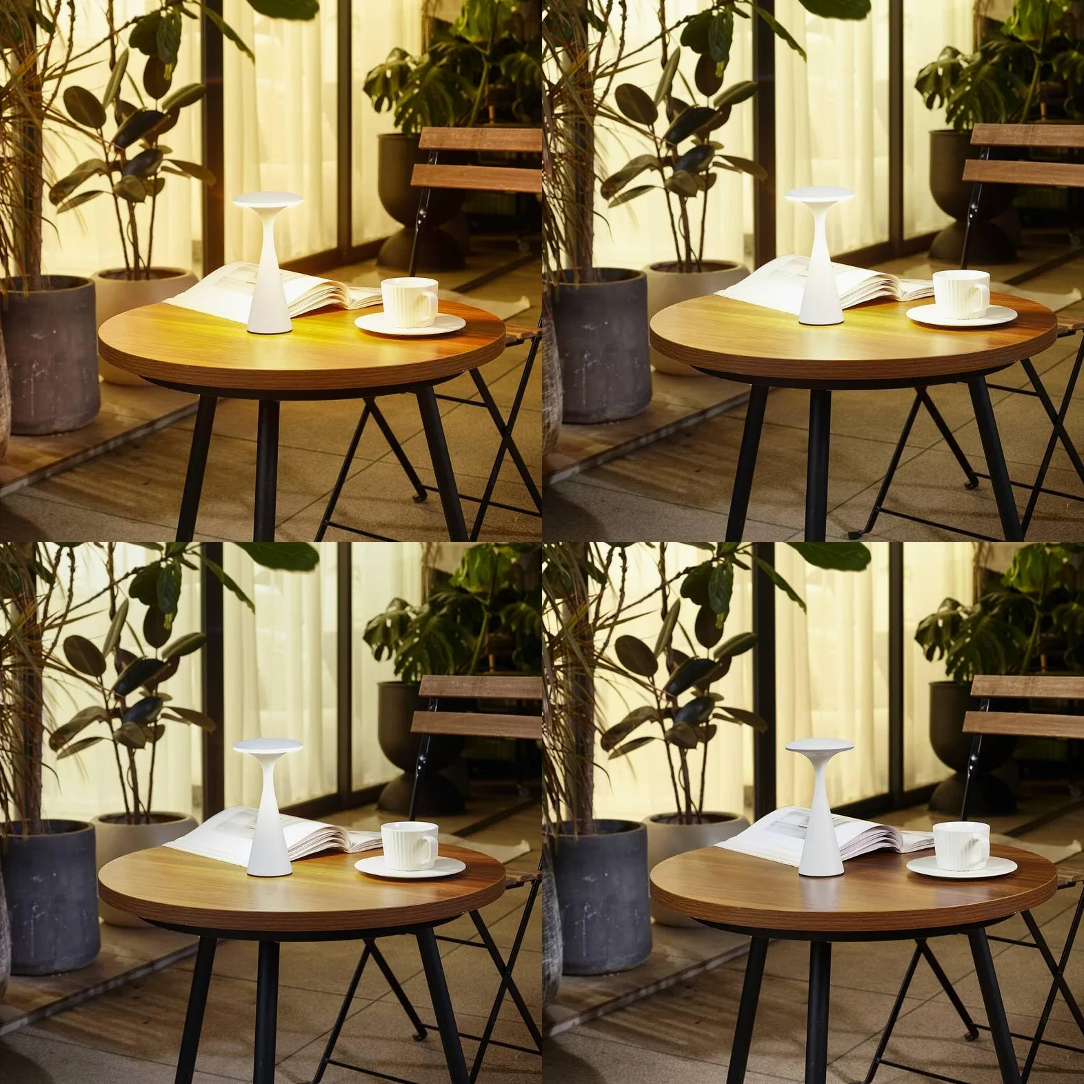 Lindby LED Evelen dimmbar (spritzwassergeschützt (Modern) in Weiß (1 flammig,) Wohnzimmerleuchte
