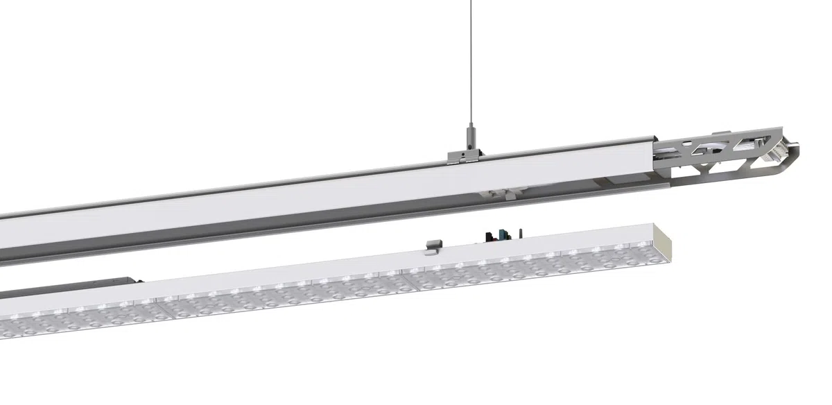 NOVA modulares LED Lichtbandsystem 33-58W dimmbar 5000K Neutralweiß 90° 10,5m