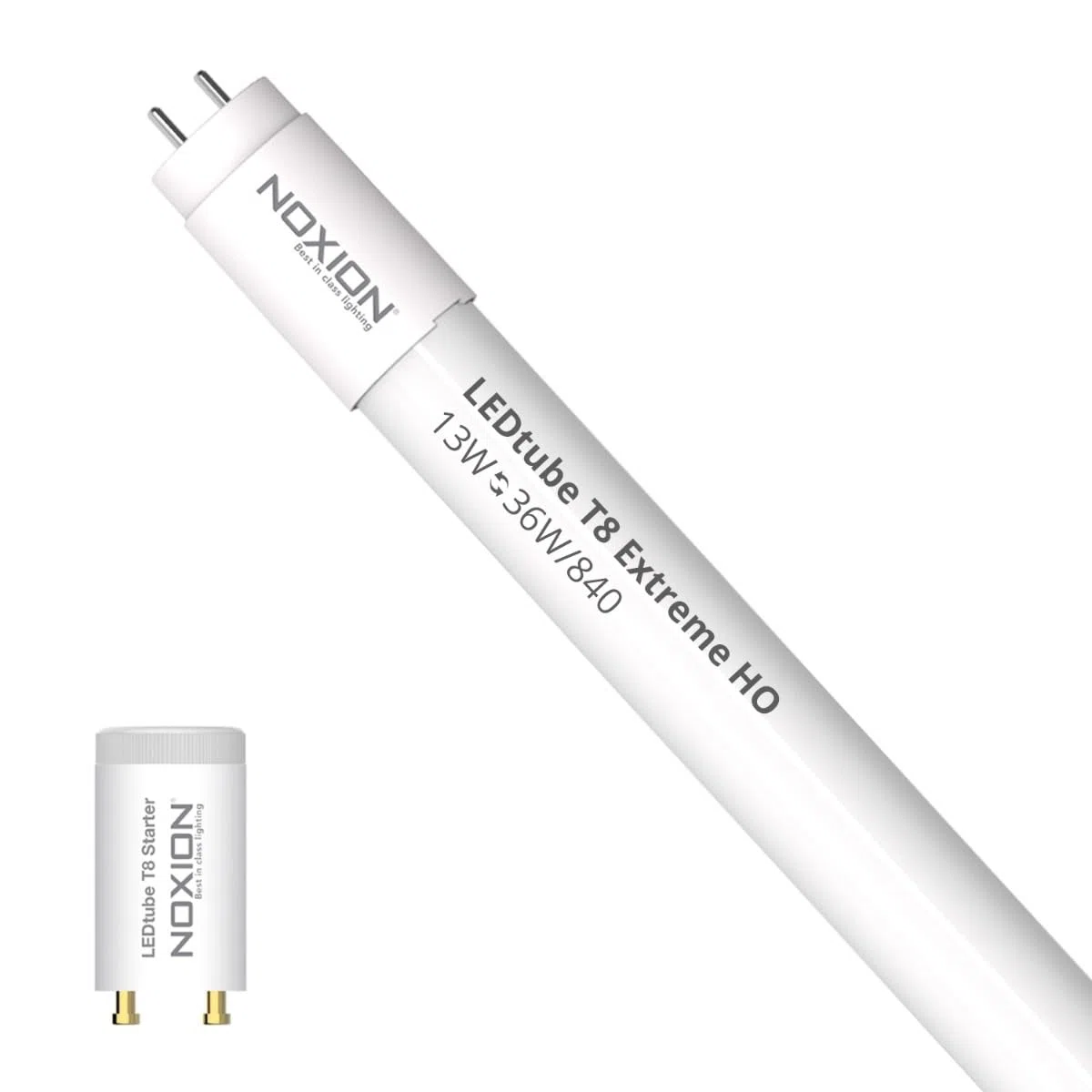 Noxion LED Röhre T8 Avant Extreme (EM/Mains) High Output 13W 2100lm - 840 Kaltweiß | 120cm - Ersatz Für 36W