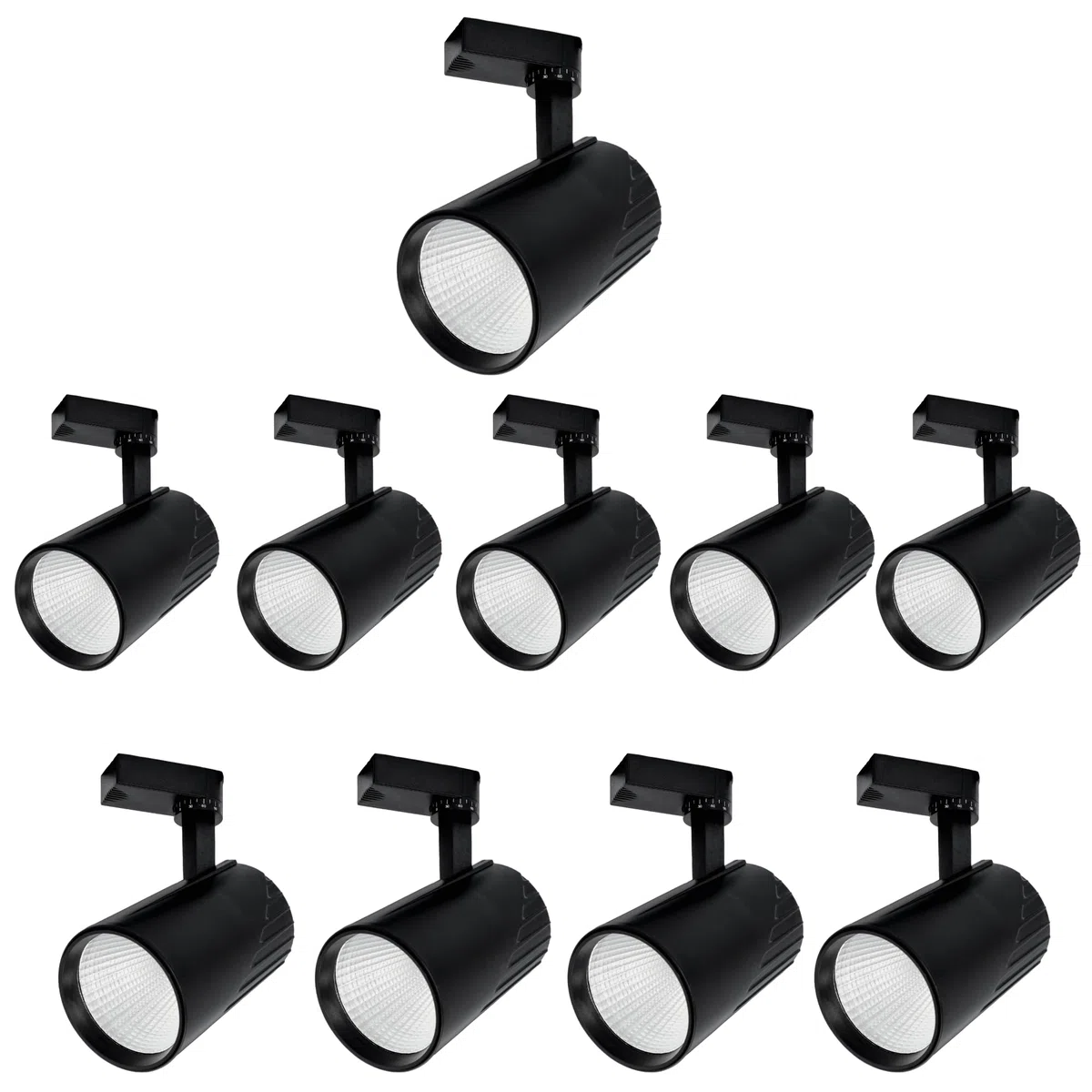 JANDEI LED-Schiene Deckenstrahler 30W 3000K 3000 Lumen 185V-265V AC einphasig Aluminium