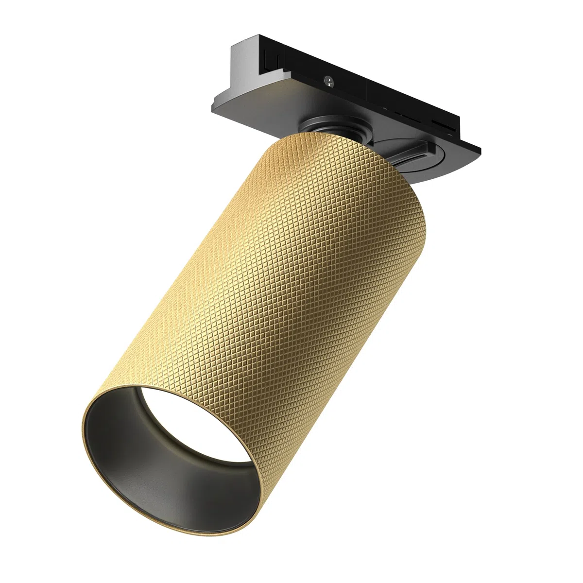 Maytoni Moderne Strahler für einphasiges Stromschienensystem UNITY Artisan 1x GU10 excl. Schwarz und Mattgold aus Aluminum 12W für Küche, Schlafzimmer, Wohnzimmer, Lobby