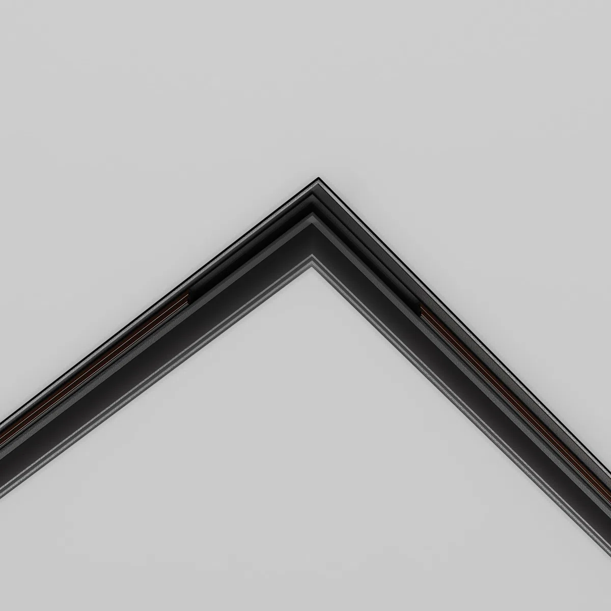 Maytoni Eck-Verbinder für Einbauschienen-System Zubehör für Schienen Exility Schwarz Aluminium