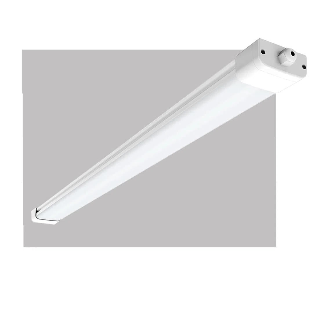ANTENLICHT LED Feuchtraumleuchte 150CM mit 45W 4950Lumen in Neutralweiß 4000K, Ultraslim Deckenleucht Wasserfest IP65 Verknüpfbar - Kellerleuchte, Wannenleuchte für Büro Keller Garage und Feuchtraum