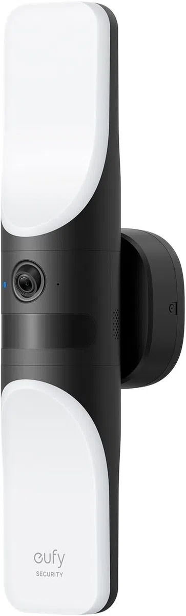 eufy Security Wall Light Cam S100, Außenleuchte mit Kamera, 2K Überwachung, 1200 Lumen, Farbige Nachtsicht, KI Erkennung, IP65
