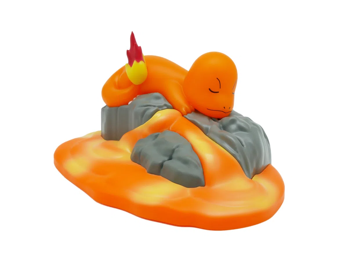 Teknofun – Offizielle Pokemon-Lizenz – POKEMON Lichtszene GLUMANDA Lichtfigur – USB-C – für Kinder zum Sammeln – 811402
