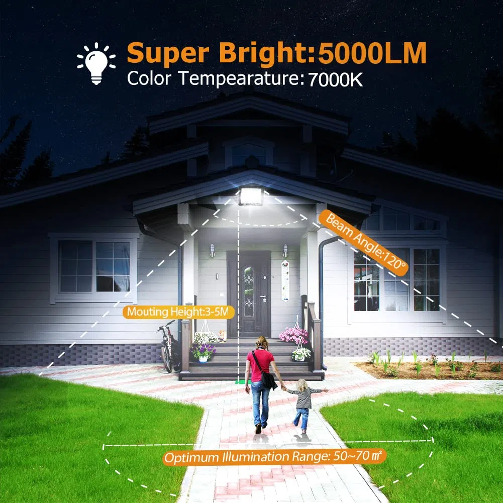 YIQIBRO 50W LED Strahler Außen 2 Stück, IP67 Wasserfest Fluter Flutlicht, 5000LM 6500K Kaltweiß Superhell LED Scheiwerfer Aussenstrahler für Lager, Garten, Garage, Hof, Terrasse
