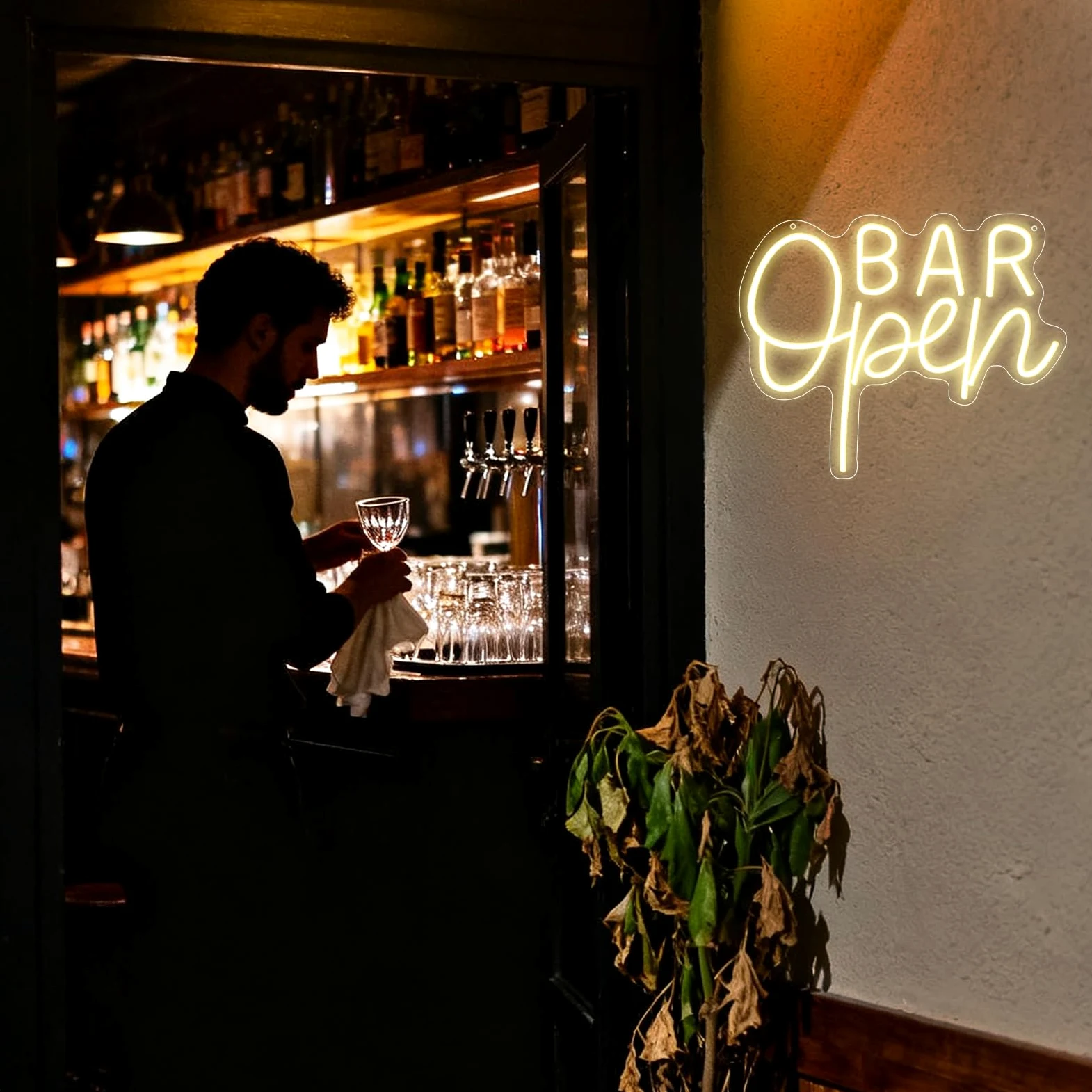 BAR Open Neon Schild Geöffnet Led Schild für Wanddekoration Leuchtreklame USB Öffnen Bier Neonlicht für Cafe Bar Nachtclub Home Decor Mann Höhle Party Business Deko