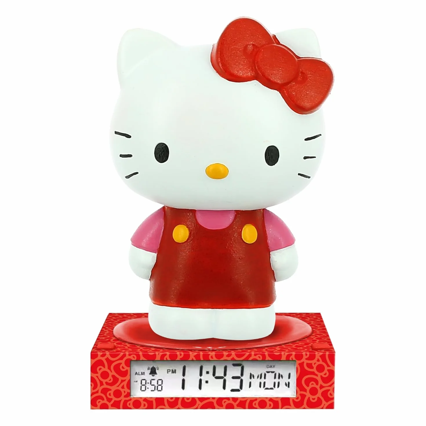 Kids Licensing - Hello Kitty & Friends 3D-Lampe mit Wecker und Datum