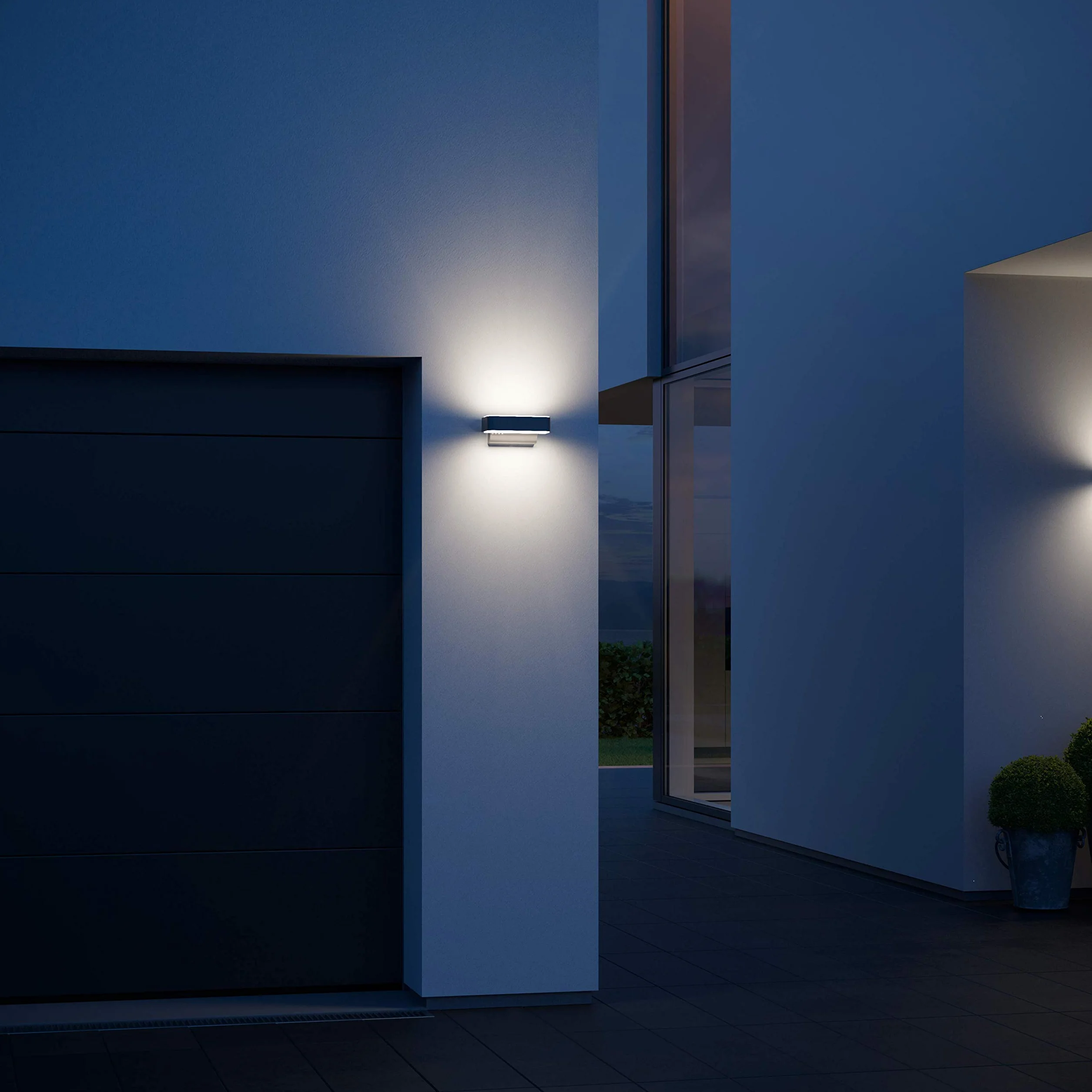 Steinel L 810 SC Außenleuchte LED Wandleuchte 9,8 W anthrazit iHF-Bewegungsmelder vernetzbar