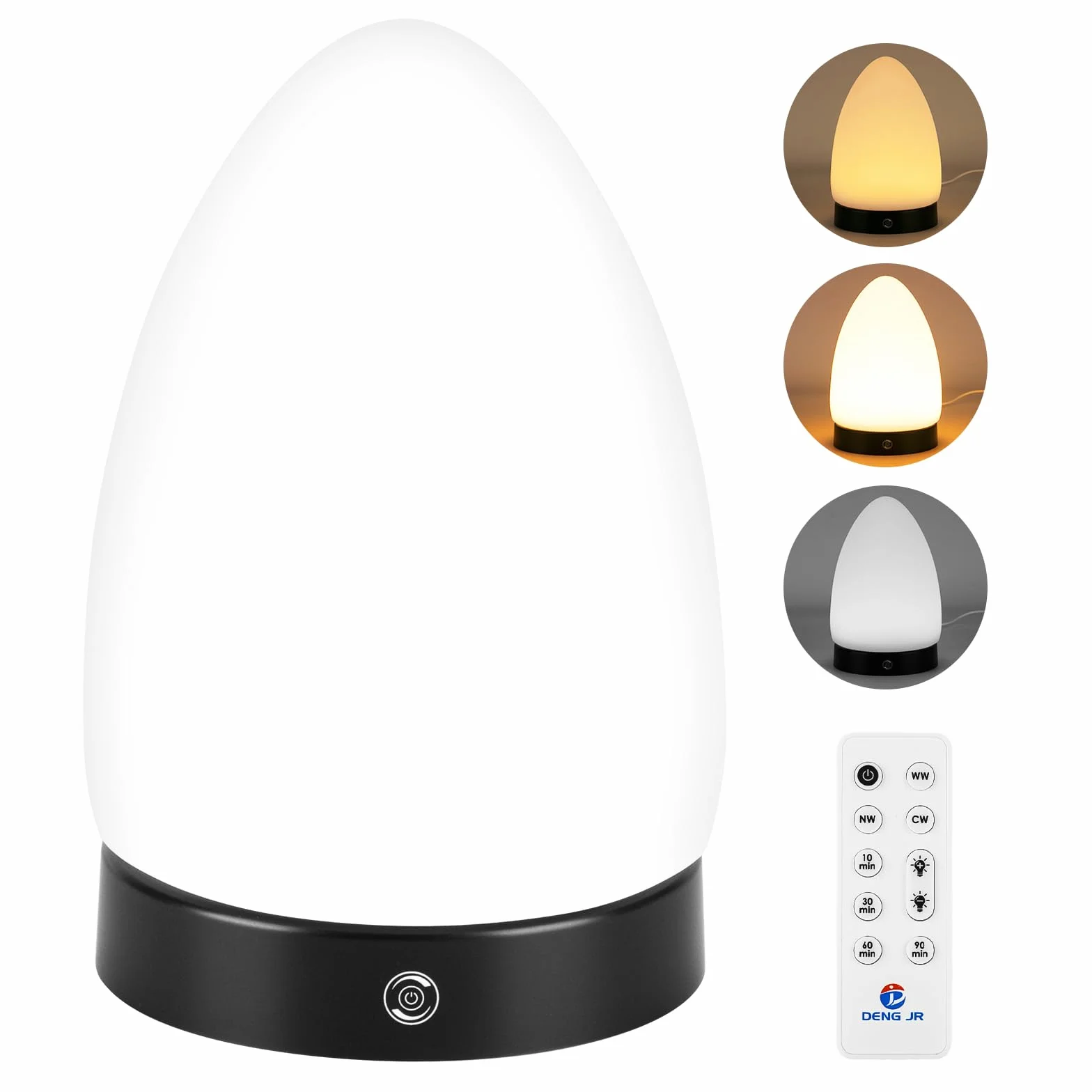 Tageslichtlampe 10000 Lux - Dimmbare LED Lichttherapielampe mit 3 Farben, 4 Helligkeitsstufen und Timer - Ideal für Schlafzimmer, Wohnzimmer und Büro