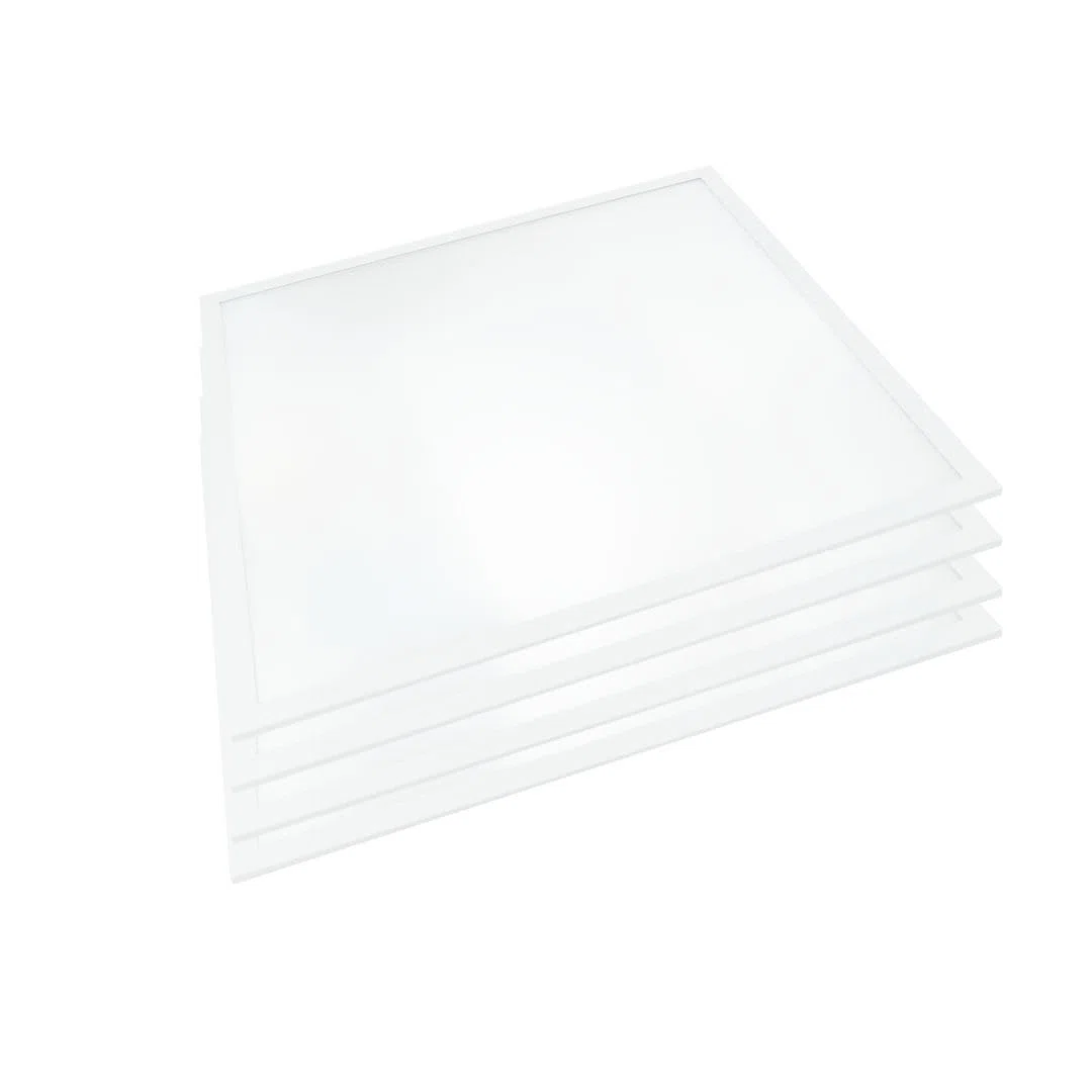 LED Panel 62x62 cm 36W 6000K Kaltweiß 3600lm UGR19 flimmerfrei blendfrei flache Einbauleuchte Rasterdecke 230V 620x620x0,9mm