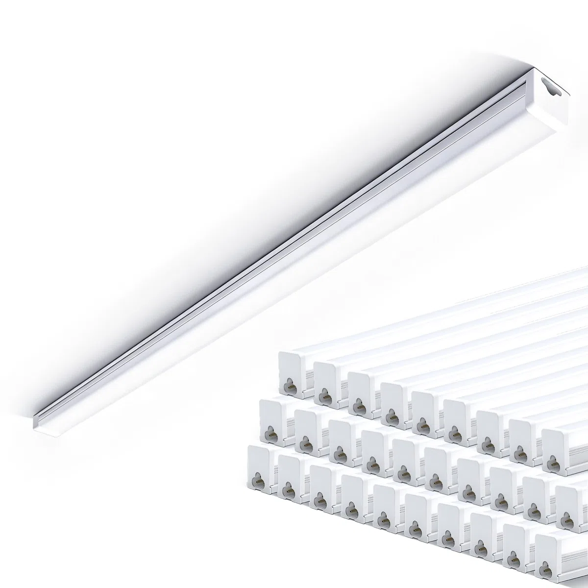 LED Feuchtraumleuchte 120CM 36W 3996LM 6500K IP65 Wasserfest Deckenleuchte Werkstattlampe 30 Pack