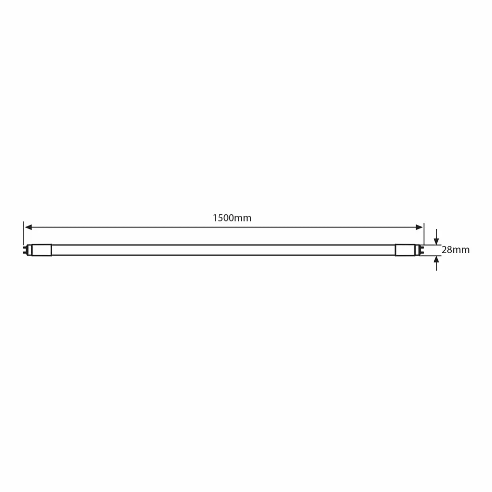 Noxion LED Röhre T8 Avant Extreme (EM/Mains) High Output 13W 2100lm - 840 Kaltweiß | 120cm - Ersatz Für 36W