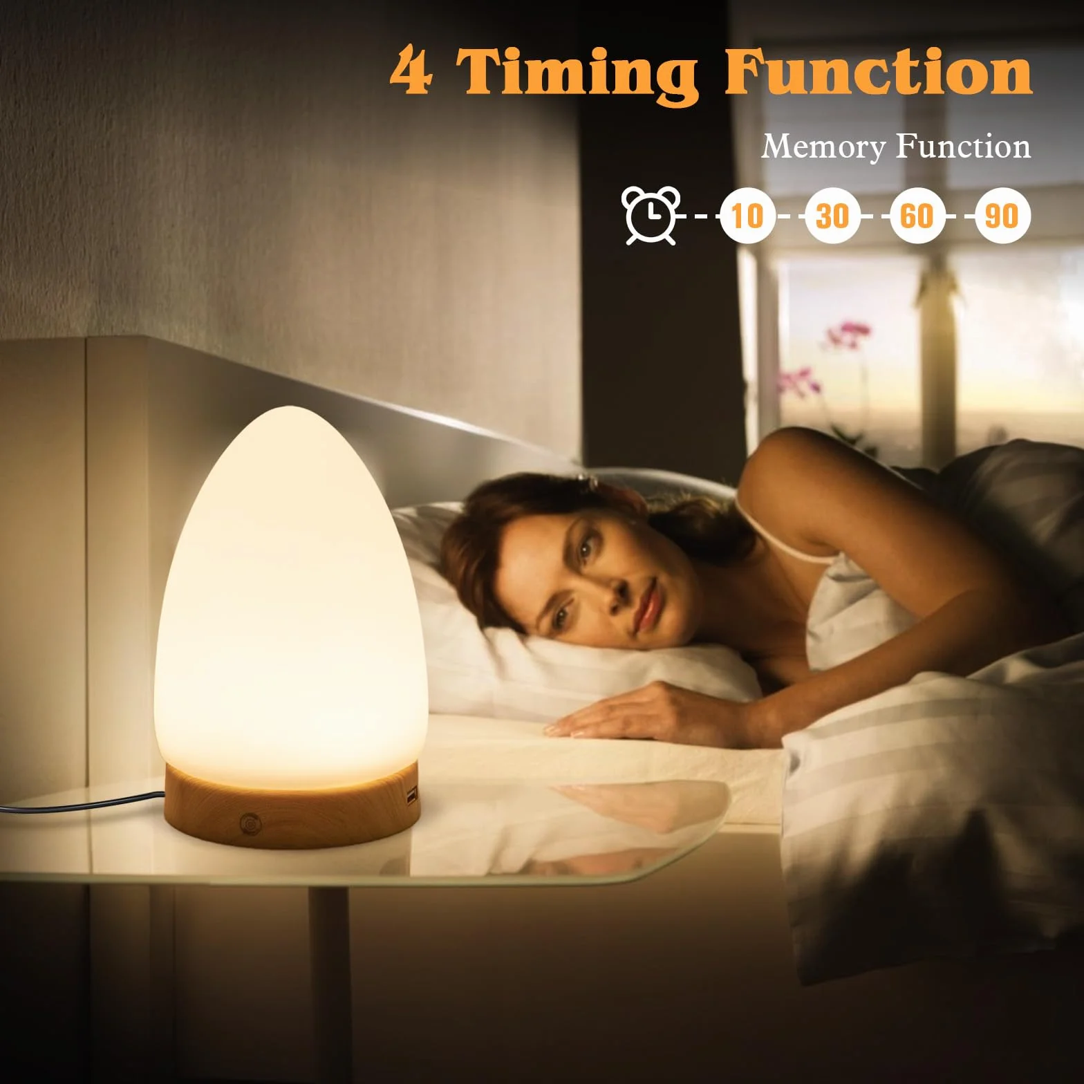 Tageslichtlampe, 10000 Lux Sonnen Lampe mit Touch-Steuerung Lichttherapielampe für Depressionen, SAD Lampe Vollspektrumlampe, Simulation von Tageslicht, Mit 3 Lichtfarben 4 Einstellbare Helligkeit