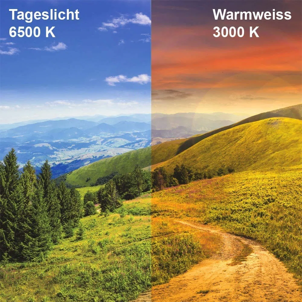 LED Rasteranbauleuchte 150cm 2-flammig 22,1W 4100lm 6500K Tageslicht 185 lm/W